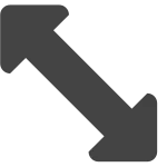 Arrow Resize 6 SVG Icon